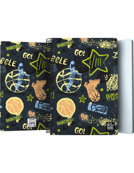 CUADERNO PP Fº 80H 90G C4MM BampB STREETBALL 294x21x16cm